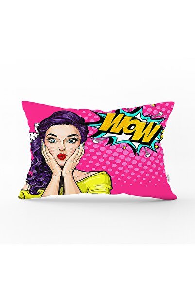 Realhomes Husă de pernă decorativă, dreptunghiulară, cu ilustrație, imprimată...