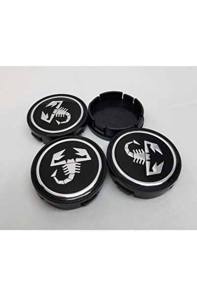 DURU DORUK Jant Göbeği Akrep 58/55 55mm Yuva 4'lü Set Siyah