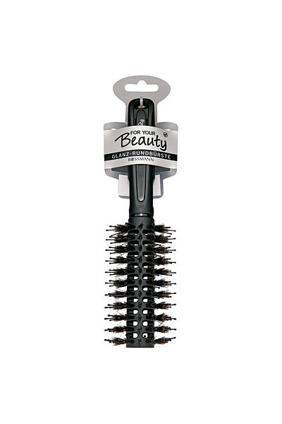 FOR YOUR BEAUTY Blow Dry Brush Frankfurt Model, Round, Black