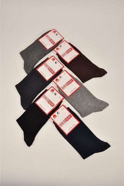 Design Socks Set of 12 Plain Soxet Socks