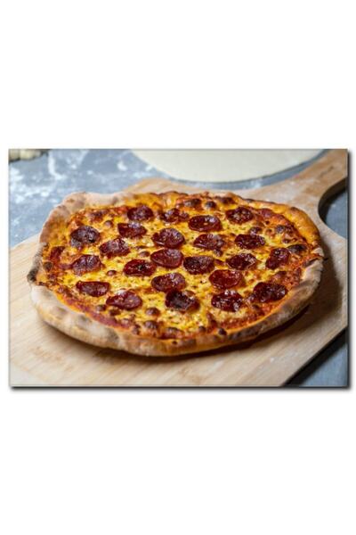 La Vita e Bella Sucuklu Pizza Kanvas Tablo Ph-1012