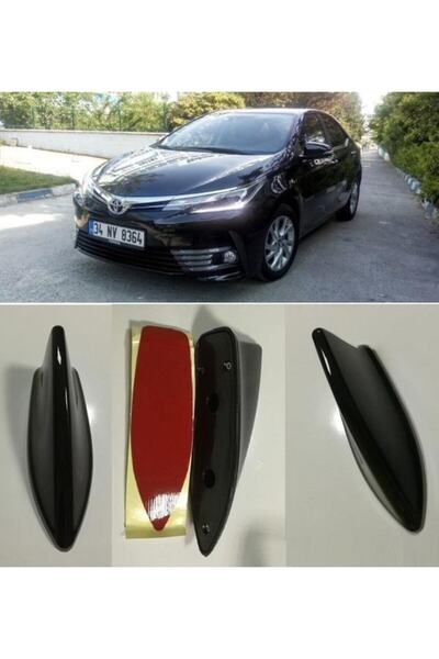 OLED GARAJ Toyota Corolla İçin Uyumlu 2013-2019 Balık Sırtı Anten Siyah