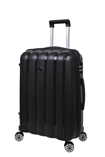 MÇS Orta Boy Kırılmaz Valiz Siyah