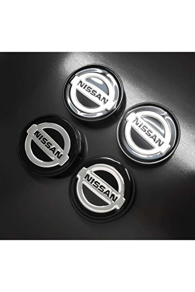 YED Jant Göbeği Nissan 65/62 (62mm Yuva) 4'lü Set Siyah