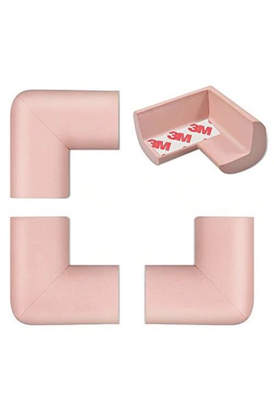 AGUBUGU BABY - Corner Protector - Rubber / Pink 4 Pcs