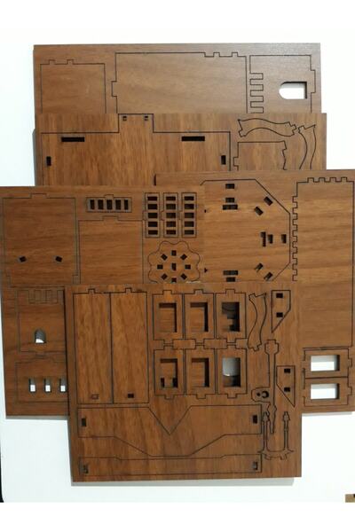 ORGANİCA BOYAMA SETİ Maket Kız Kulesi Kaligrafi Fon Hediyeli