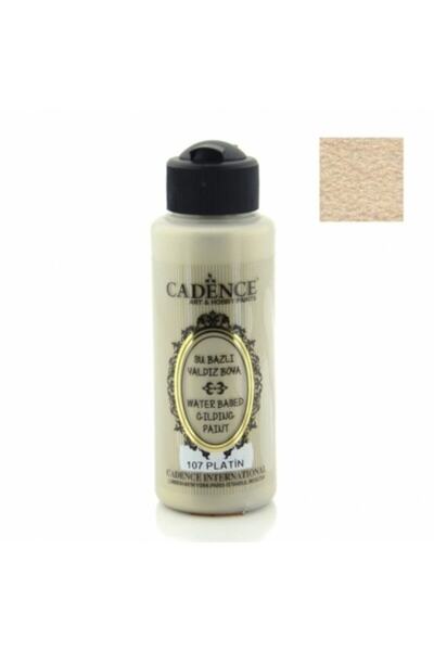 Cadence Su Bazlı Yaldız Akrilik Boya 120ml.107 Platin