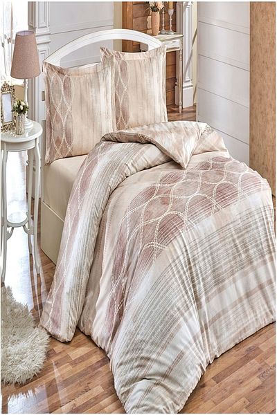 Özdilek Σετ Παπλωματοθήκη Μονή Sonia Cream