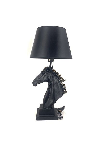 CENGİZHAN ÜNALER Horse Lampshade Black Rd354