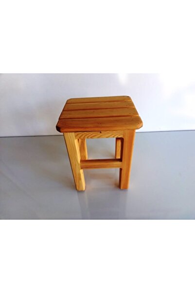 inci mobilya ahşap Ahşap Tabure Doğal Renk