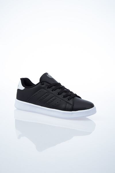 Pierre Cardin Women's Casual Sports Shoes-Black-White PCS-10144