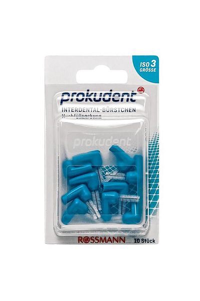 prokudent Idental Tooth Intermediate Brush Yed Iso 3 Pack of 10