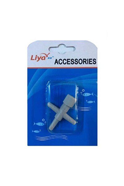 Liya Akvaryum Hortumu Için Çiftli Hava Vanası