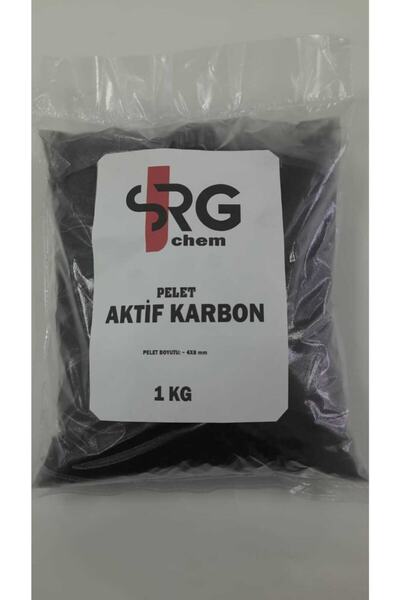 srgchem Aktif Karbon (PELET)- 1 Kg - Akvaryum- Kedi Kumu - Filtre - Diş Beyaz...