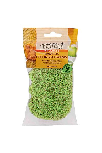FOR YOUR BEAUTY Bamboo Extract Peeling Sponge