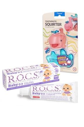R O C S Baby 0 3 Yas Ihlamur Ozlu Dis Macunu Ve Dis Macunu Sikacagi Seti Pembe Fiyati Yorumlari Trendyol