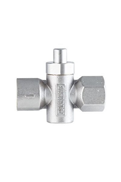 Manometre Musluğu, Butonlu/basmalı Manometre Valfi 6 Bar 1/2''