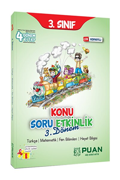 Puan Yayınları 3. Sınıf 3. Dönem Konu Soru Etkinlik Kitabı