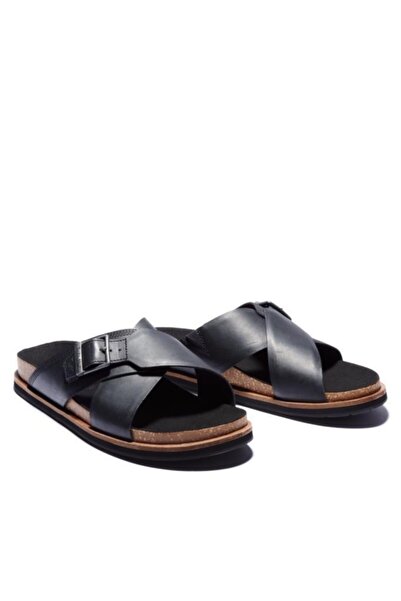 Timberland Amalfi Vibes Black Cross Slide Men's Slippers
