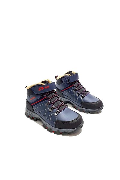 MP ONE Unisex Kids Navy Blue Orthopedic Trekking Boots 5640