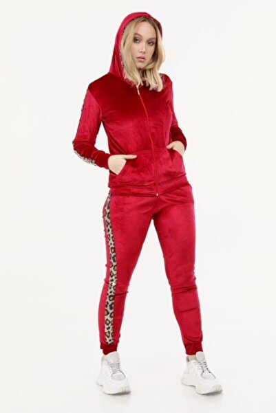 İkmal Leopard Red Kadaife Suit