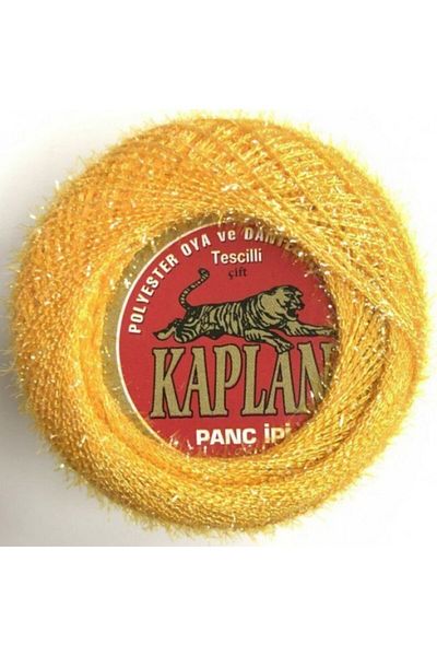 Kaplan Punch Thread Dark Yellow Brand 20 Gr Glitter