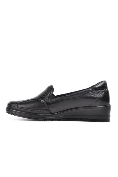 Forelli 25109 Negru în interior și în exterior, din piele naturală, pantofi casual confortabili
