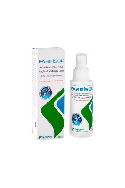 Farmisol Hipokloröz Antiviral El, Yüz, Cilt Dezenfektanı 100 Ml