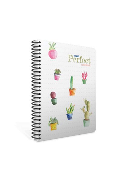 Gıpta Perfect 19*26 80yp4 Plaid Cardboard Cover Notebook