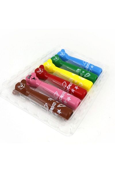 CARIOCA Teddy Jumbo Super Washable Baby Crayons Set of 6