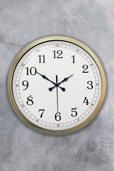 Platin Saat Cadou Ceas de perete clasic din metal antic