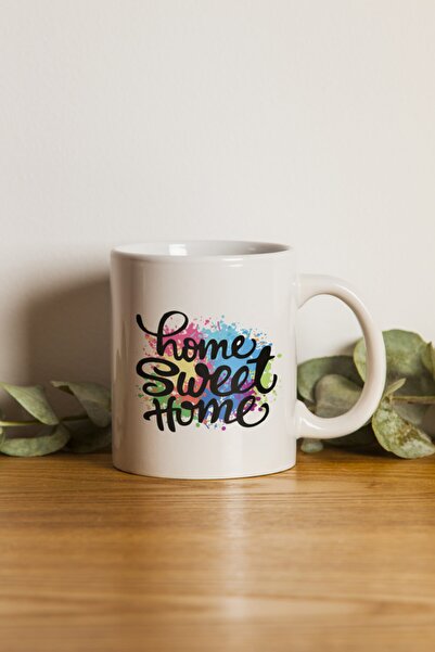 Generic Brand Porcelain - Iqra - Sweet Home Motto Mug. .
