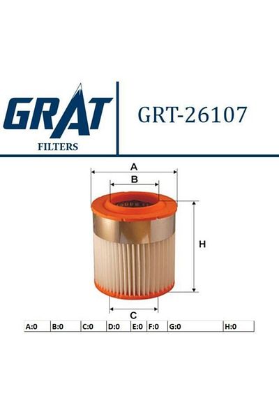 GRAT Air Filter (Audi: A8 3.0Tdi 03-10)