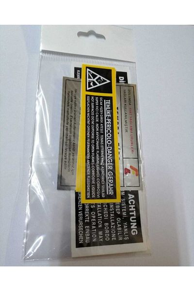 Emr Tofaş Fiat Tempra Tipo Motor Sticker Set 5 Pieces Set Panel Sticker Set