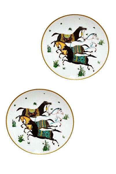 ARTER Home Hipodrom Series 2-Piece Cake Plate