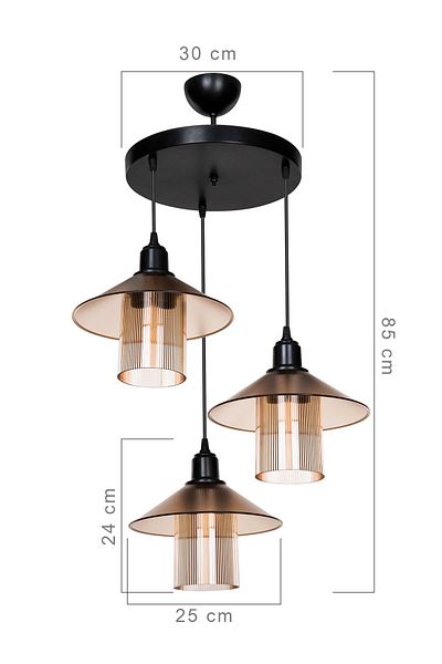 MANO Inka 3-Piece Black Optical Honey Head