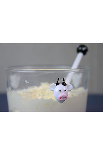 ADAMODART Slider Bowl with Cow Figure