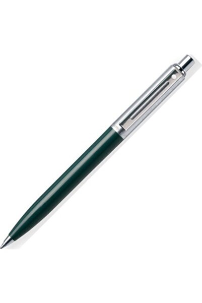 Sheaffer Half Chrome-Green Body Ballpoint Pen