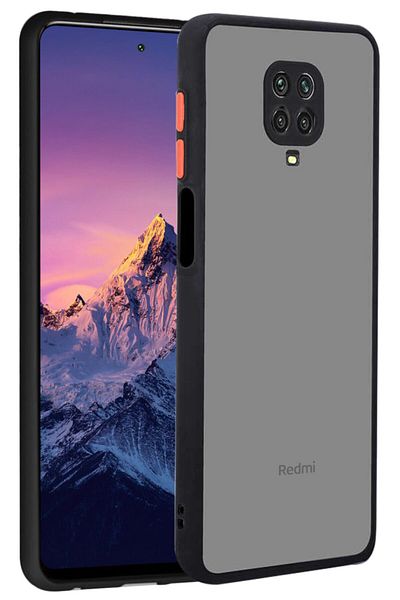 Fibaks جراب Redmi Note 9s شفاف غير لامع لحماية زوايا الكاميرا ناعم وقوي