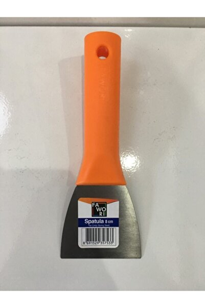 Orange Handle Paste Spatula  8 cm