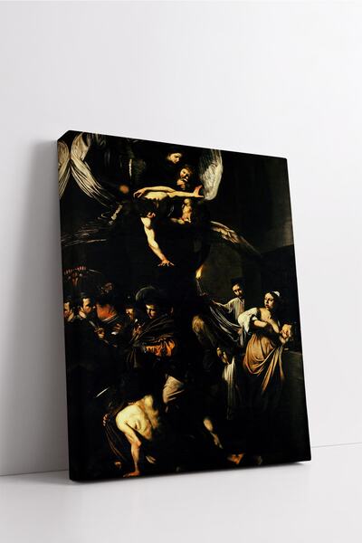 Carmen Caravaggio - Yedi Merhamet Kanvas Tablo - Başyapıtlar