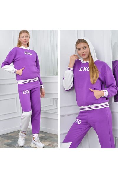 CİXAPLE Kangaroo Pocket Hooded Set