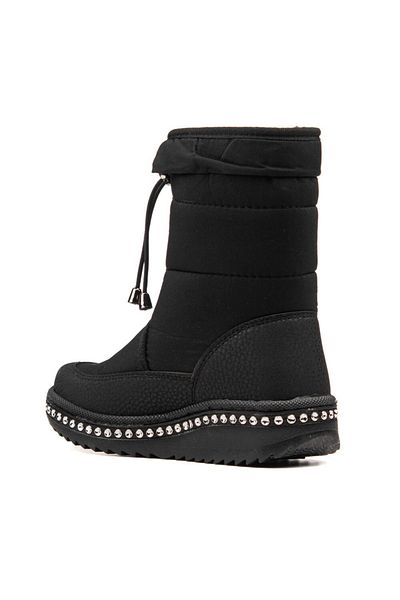 AlbiShoes Αντιολισθητική σόλα με φερμουάρ για κορίτσια Αδιάβροχα Shearling Thermal Snow Boots