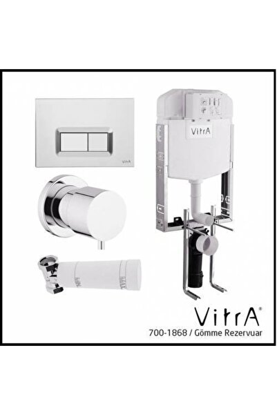 Prestij Gömme Rezervuar 2 Kademeli Asma Klozet Uyumlu Vitra Stop Valfli Kompl...