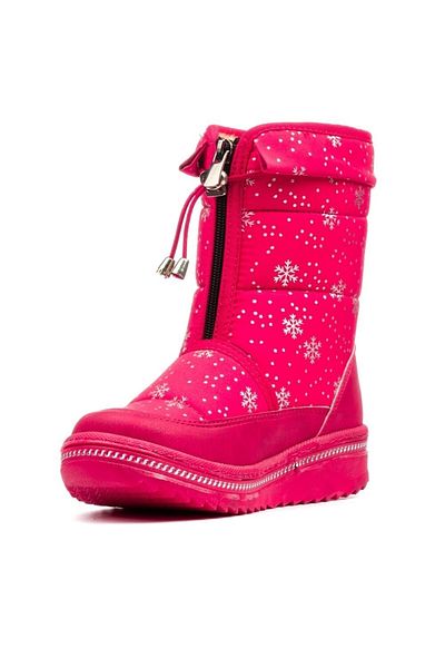 AlbiShoes Αντιολισθητική σόλα με φερμουάρ για κορίτσια Αδιάβροχα Shearling Thermal Snow Boots