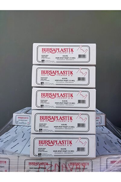 Bursa Plastik Koli Hışır Küçük Boy 250 Adet* 8 Paket