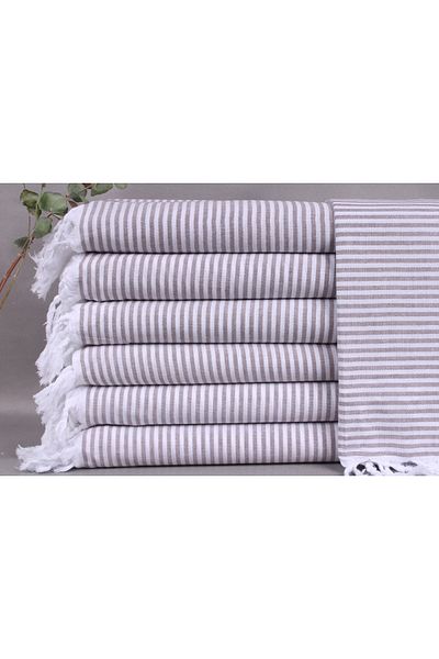 Kayra Export Peshtemal világosbarna fürdő Peshtemal 100x160 cm pamut Peshtemal