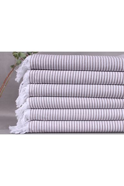 Kayra Export Peshtemal világosbarna fürdő Peshtemal 100x160 cm pamut Peshtemal