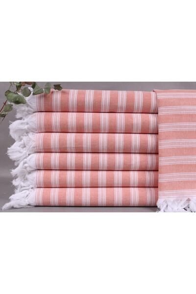 Kayra Export Peştemal Taba Plaj Peştemali Hediye Peştemal 100x180 Cm Pamuk Pe...