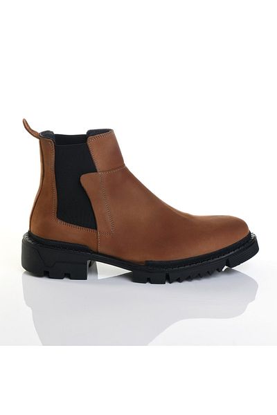 KM -22 Men's Genuine Leather Thick Sole Daily Boots